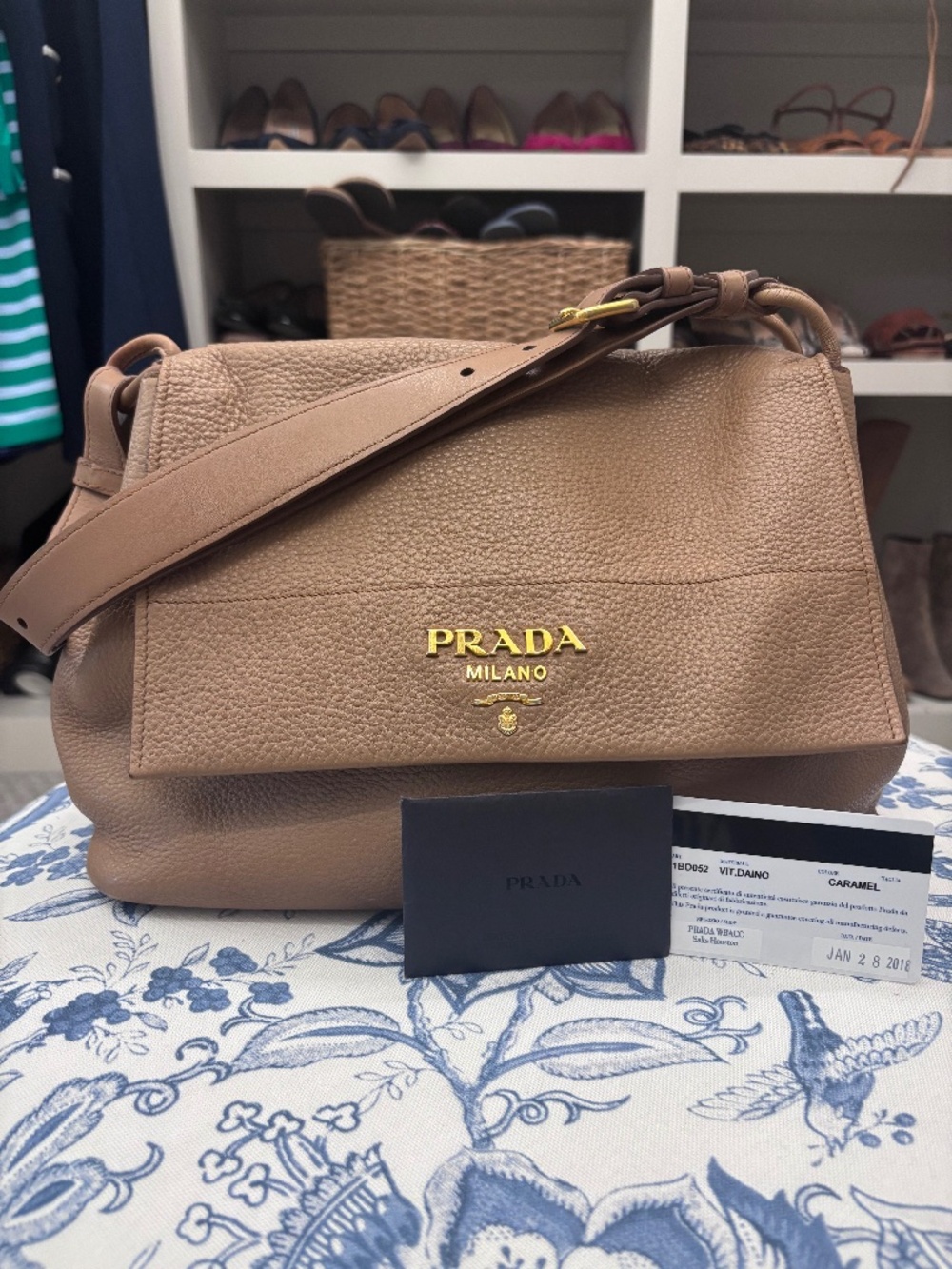 Excellent Condition - Prada Vitello Daino Shoulder bag - Picture 1 of 10